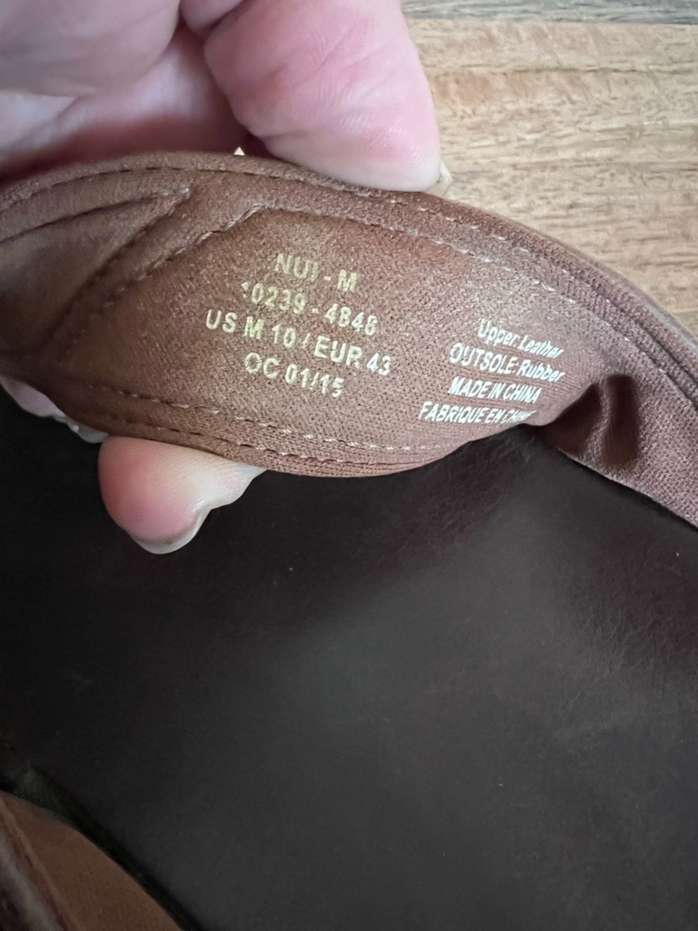 OluKai Nui Men's Sandals Brown Leather Flip-Flops Thongs Size 10 - Picture 10 of 11